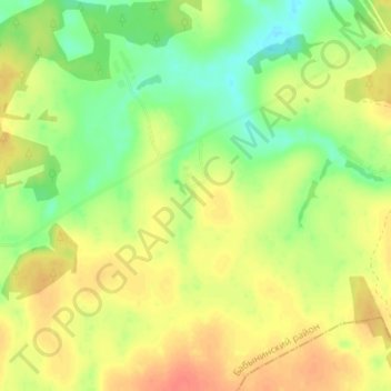 Vishenki topographic map, elevation, terrain