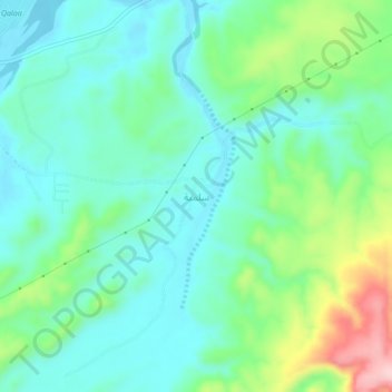 Salmiyah topographic map, elevation, terrain