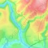 Chassenay topographic map, elevation, terrain