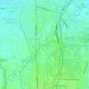 Kota Bangun topographic map, elevation, terrain