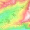Hosna topographic map, elevation, terrain