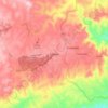 Eshowe topographic map, elevation, terrain