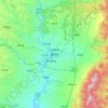 Huozhou topographic map, elevation, terrain