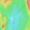 Gustavsfors topographic map, elevation, terrain