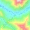Pejerreyes topographic map, elevation, terrain