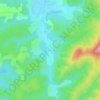 Drinova topographic map, elevation, terrain