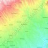 Bulukerto topographic map, elevation, terrain