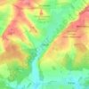 Pitton topographic map, elevation, terrain