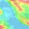 Bonar Bridge topographic map, elevation, terrain