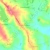 Great Creaton topographic map, elevation, terrain