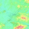 Phonsavan topographic map, elevation, terrain