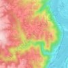 Julia topographic map, elevation, terrain