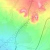 Monigi topographic map, elevation, terrain