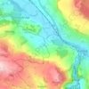 Snitterton topographic map, elevation, terrain