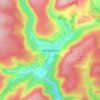 Abergwesyn topographic map, elevation, terrain