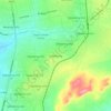 Sebokeng topographic map, elevation, terrain