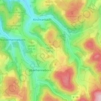 Sellmecke topographic map, elevation, terrain