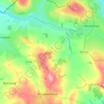 Littlewindsor topographic map, elevation, terrain