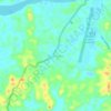 Teluk Bayur topographic map, elevation, terrain