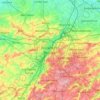 Brüssel topographic map, elevation, terrain
