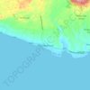 Alburquerque topographic map, elevation, terrain