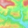 Bohr topographic map, elevation, terrain