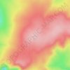 Bleaklow Head topographic map, elevation, terrain