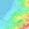 Bqennaya topographic map, elevation, terrain