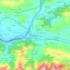El Quintanal topographic map, elevation, terrain
