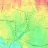 Bantarsoka topographic map, elevation, terrain