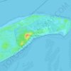 Oost-Vlieland topographic map, elevation, terrain