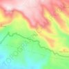 Komba topographic map, elevation, terrain