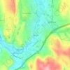 Cedar Land topographic map, elevation, terrain