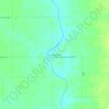 Chicken Bristle topographic map, elevation, terrain