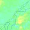 Kedaton topographic map, elevation, terrain