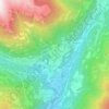 Praso topographic map, elevation, terrain