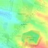 Dobriany topographic map, elevation, terrain