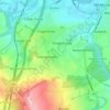 Hall Green topographic map, elevation, terrain