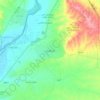 Kawergosk topographic map, elevation, terrain