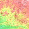 Nord-Ubangi topographic map, elevation, terrain