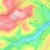 Bolster Moor topographic map, elevation, terrain