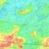 Rillaar topographic map, elevation, terrain
