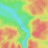 Macuje topographic map, elevation, terrain