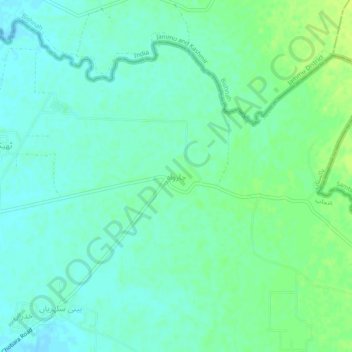 Charwa topographic map, elevation, terrain