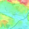 Caerwent topographic map, elevation, terrain