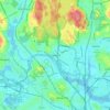 Medford topographic map, elevation, terrain