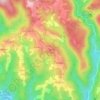Klingino brdo topographic map, elevation, terrain