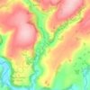 Capel Dewi topographic map, elevation, terrain