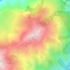 Cima di Modico topographic map, elevation, terrain