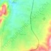 Rujm al Midhmar topographic map, elevation, terrain